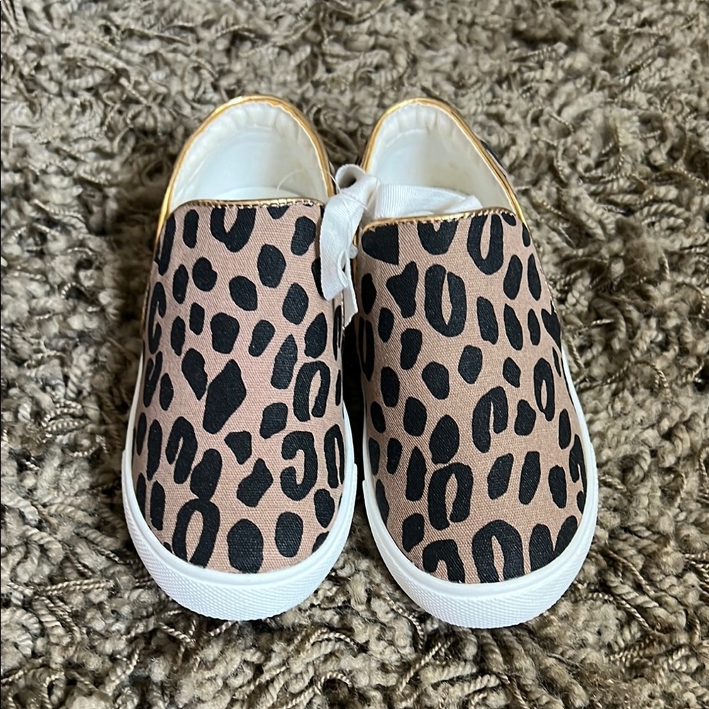 Crewcuts Brown and Black Sneakers Slip-On Style